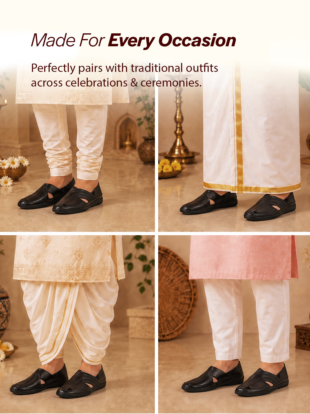 kurta shoes for men