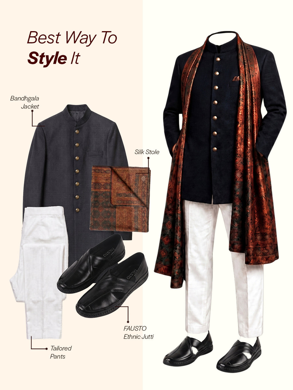 kurta pajama shoes for men