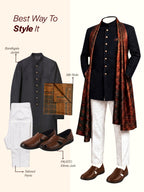 Men Tan Cut Leather Side Stitched Ethnic Criss Cross Juttis and Mojari|Flexible Anti Skid Rubber Sole|Slip On Loafer Shoe Wedding, Party, Kurta Dress