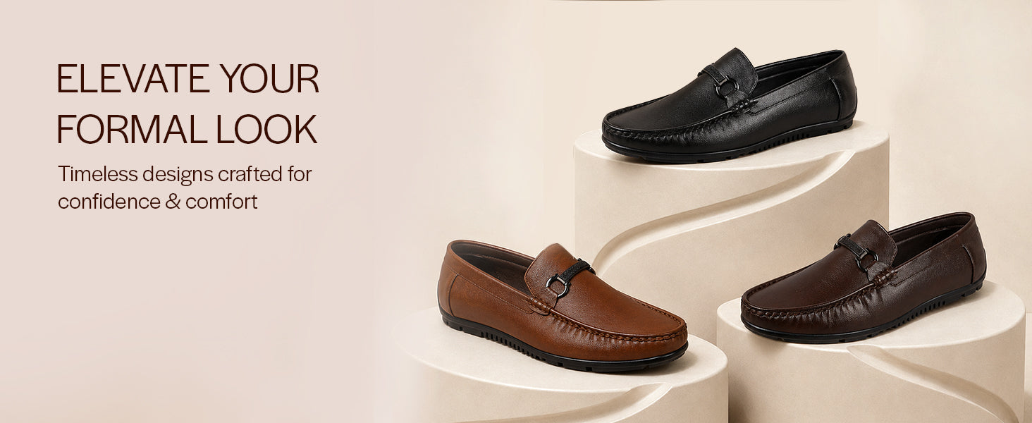 Men Tan Elegant Horsebit Buckle Moc Toe Loafers and Moccasin|Memory Cushioned Insole Driving Shoe with Anti Skid Sole|Party Slip On Shoes, Casual Evening Events