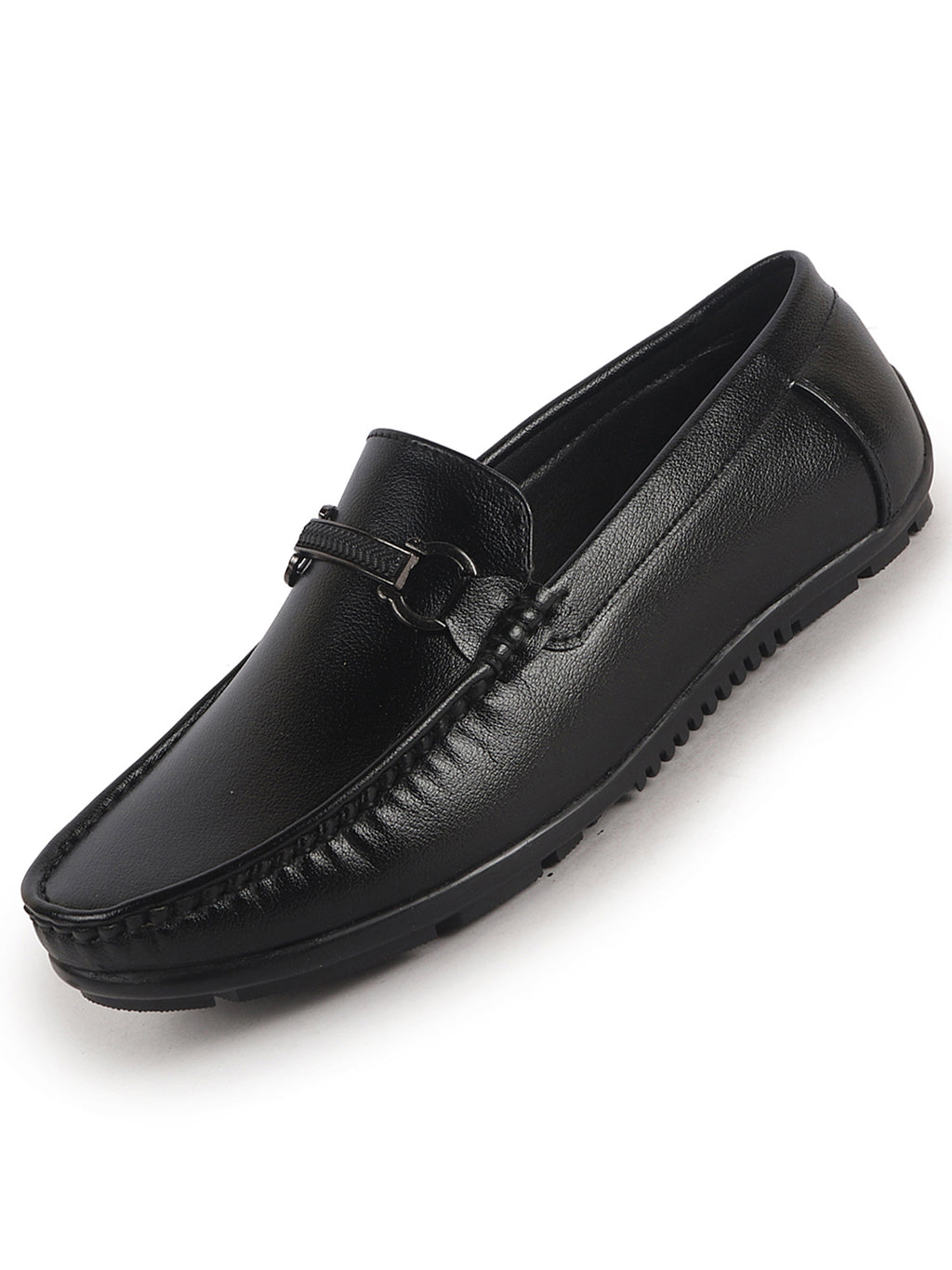 men dark bit loafers
