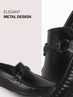 men dark bit loafers