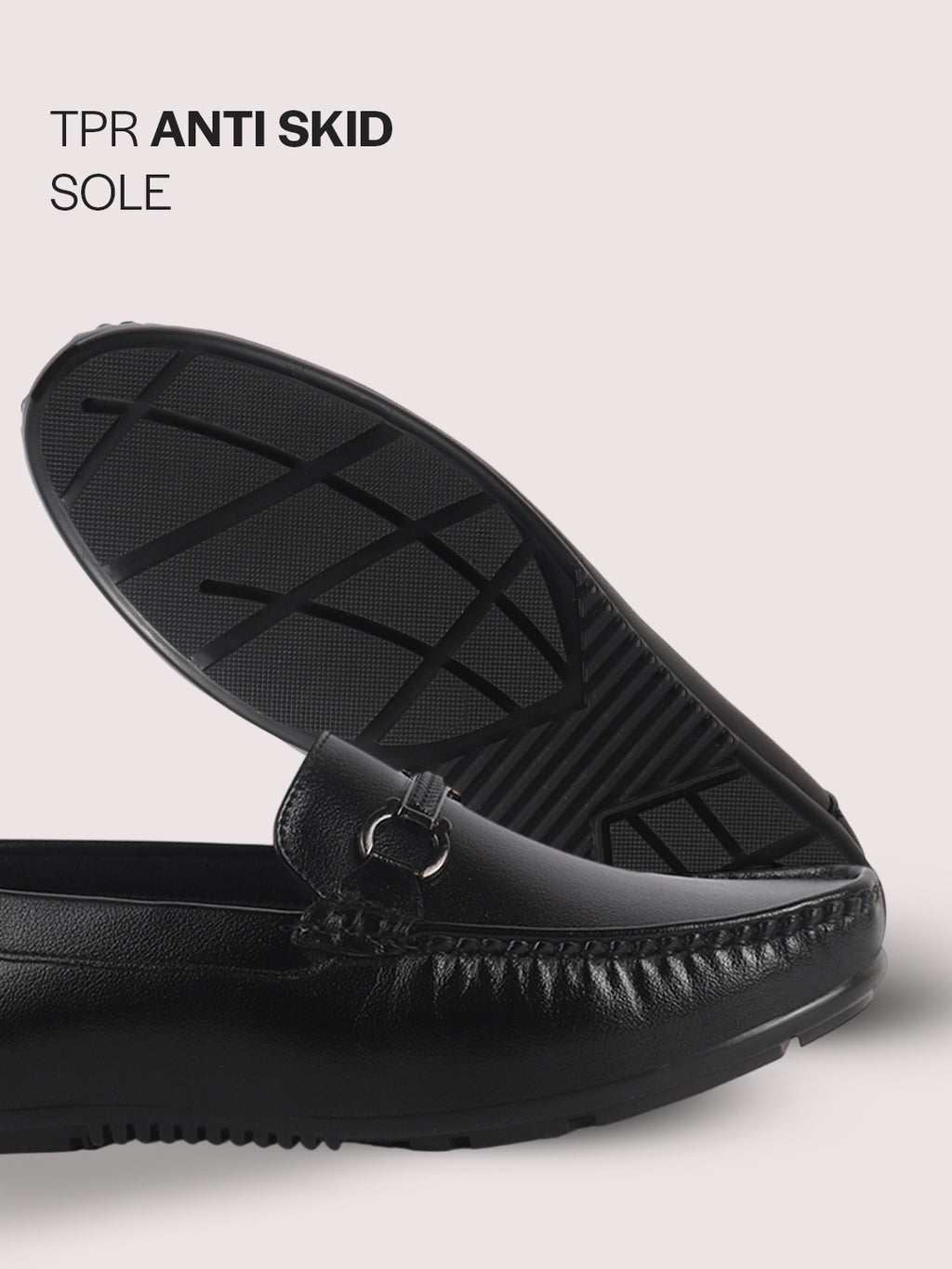 men dark bit loafers