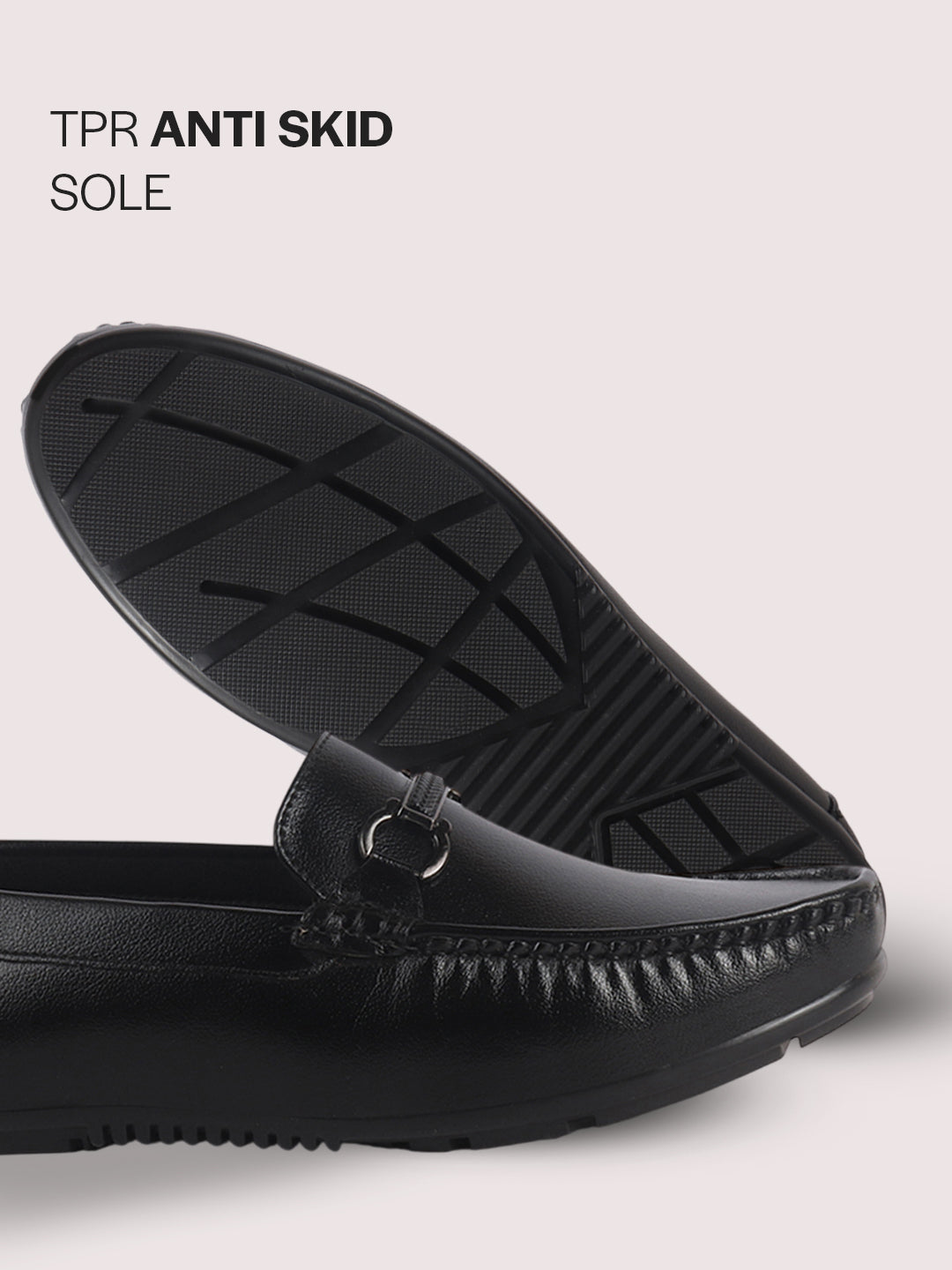 men dark bit loafers