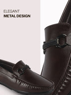 men dress loafers with metal strap