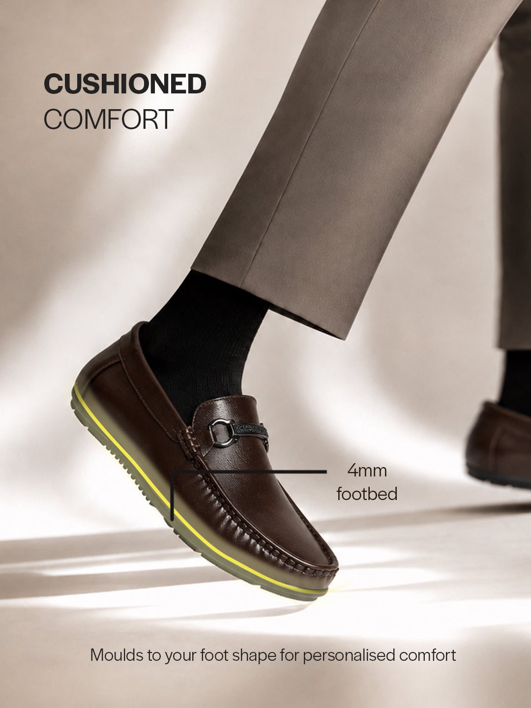 men dress loafers with metal strap