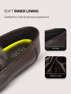 men dress loafers with metal strap