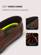 men dark bit loafers