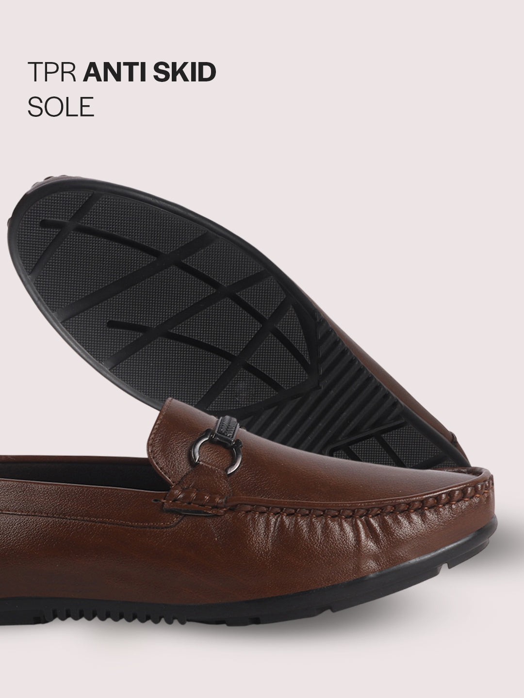men dark bit loafers