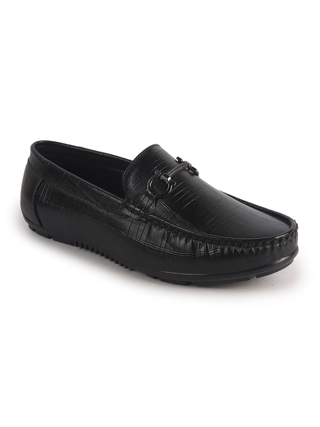 slip on dress shoes with metal buckle
