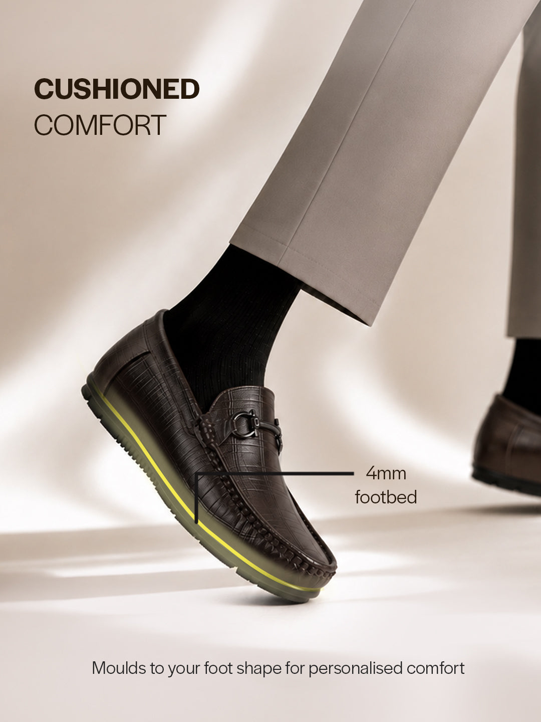 textured slip on shoes men