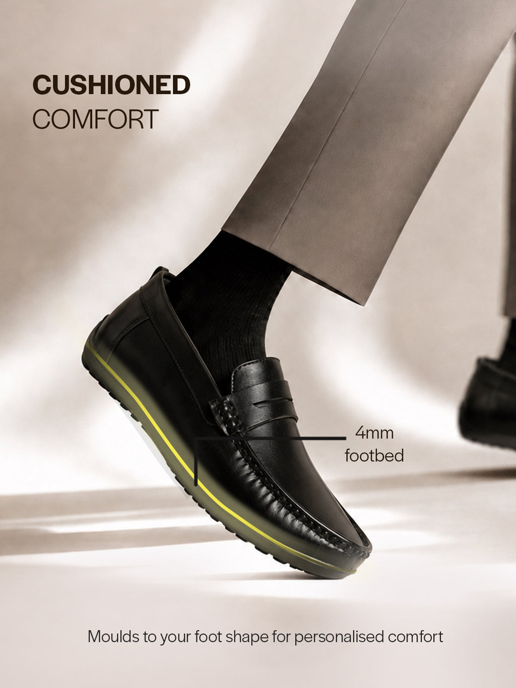 men leather penny loafers