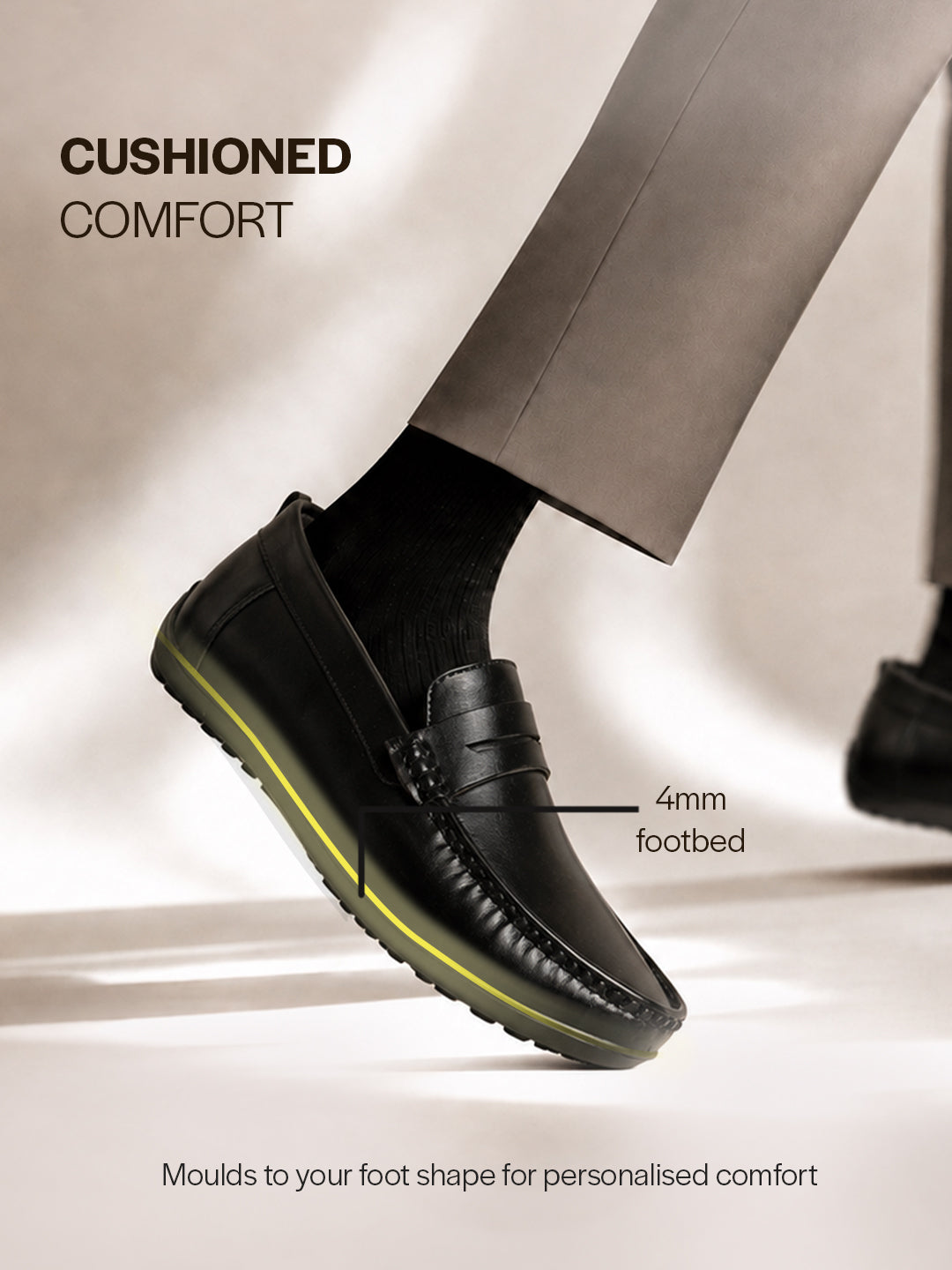 men leather penny loafers