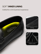 men leather penny loafers