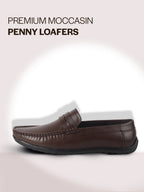 smooth leather loafers men