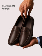 smooth leather loafers men