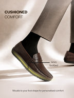 smooth leather loafers men
