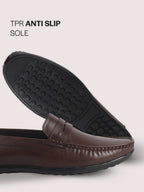 smooth leather loafers men