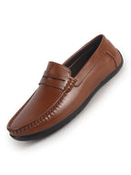 men leather penny loafers