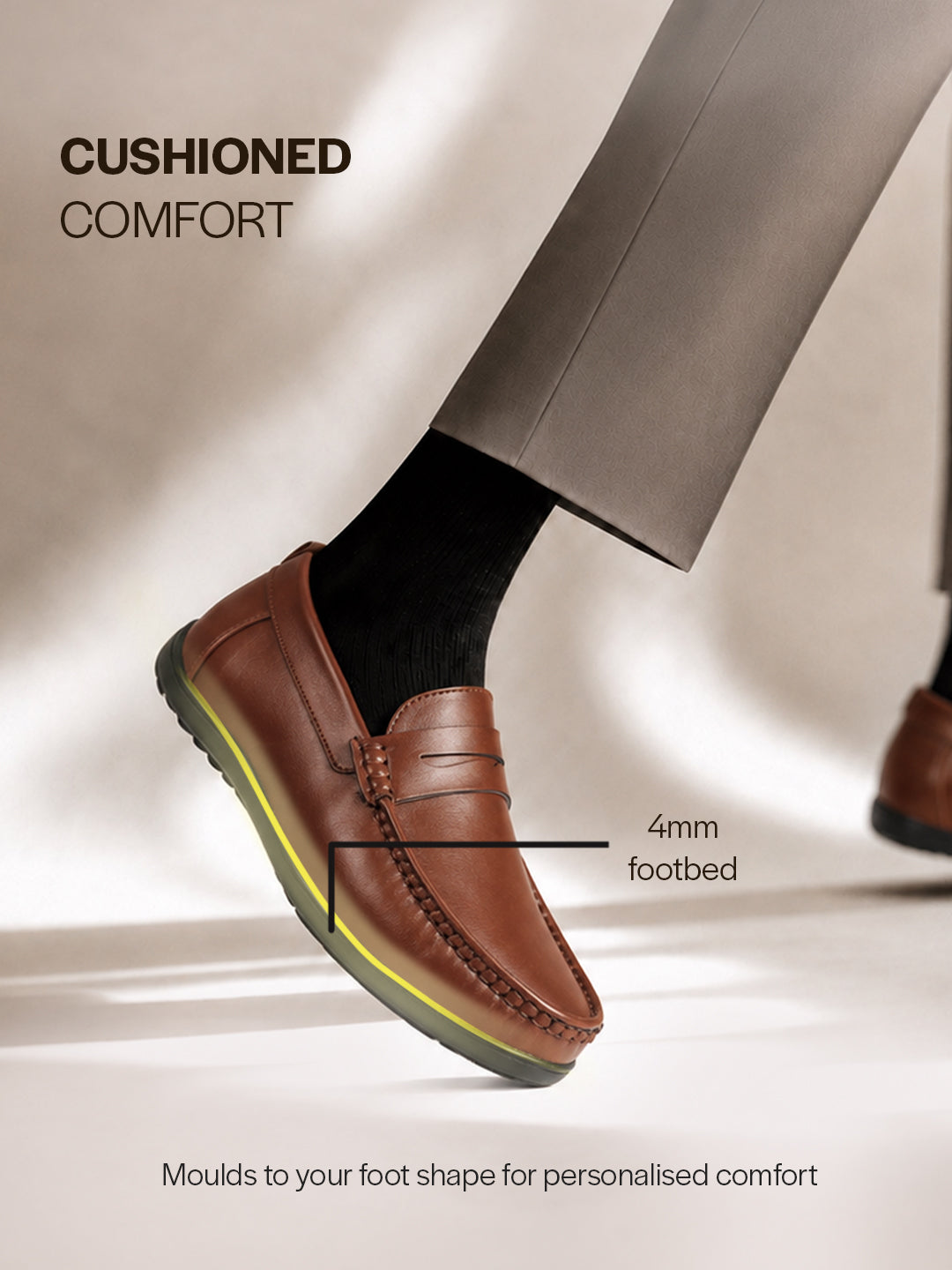 men leather penny loafers