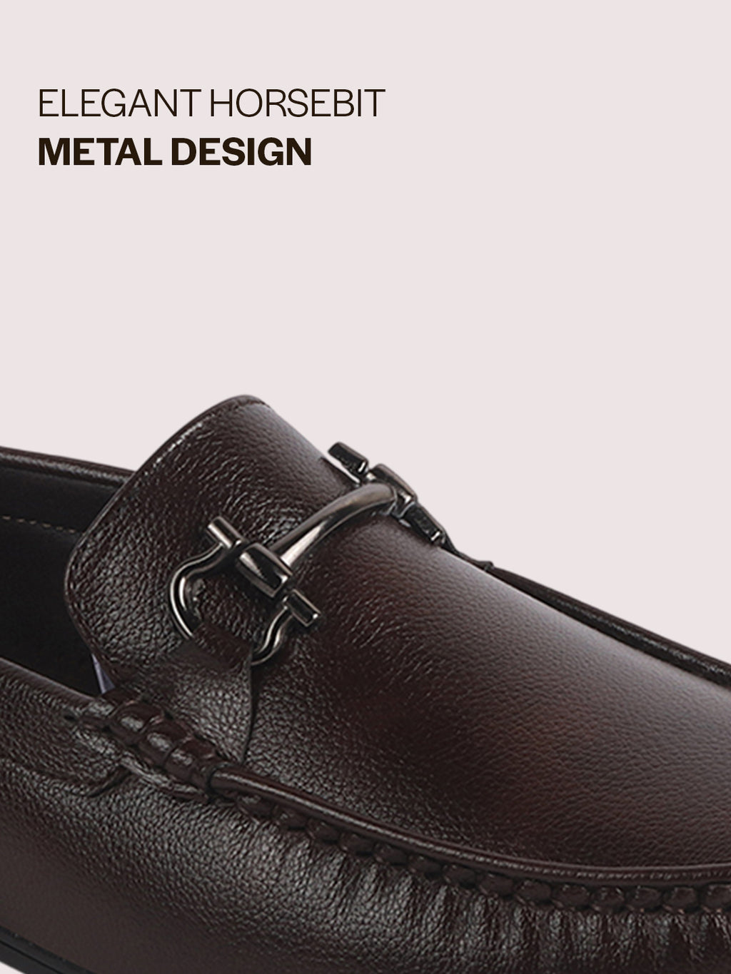 textured leather dark loafers men
