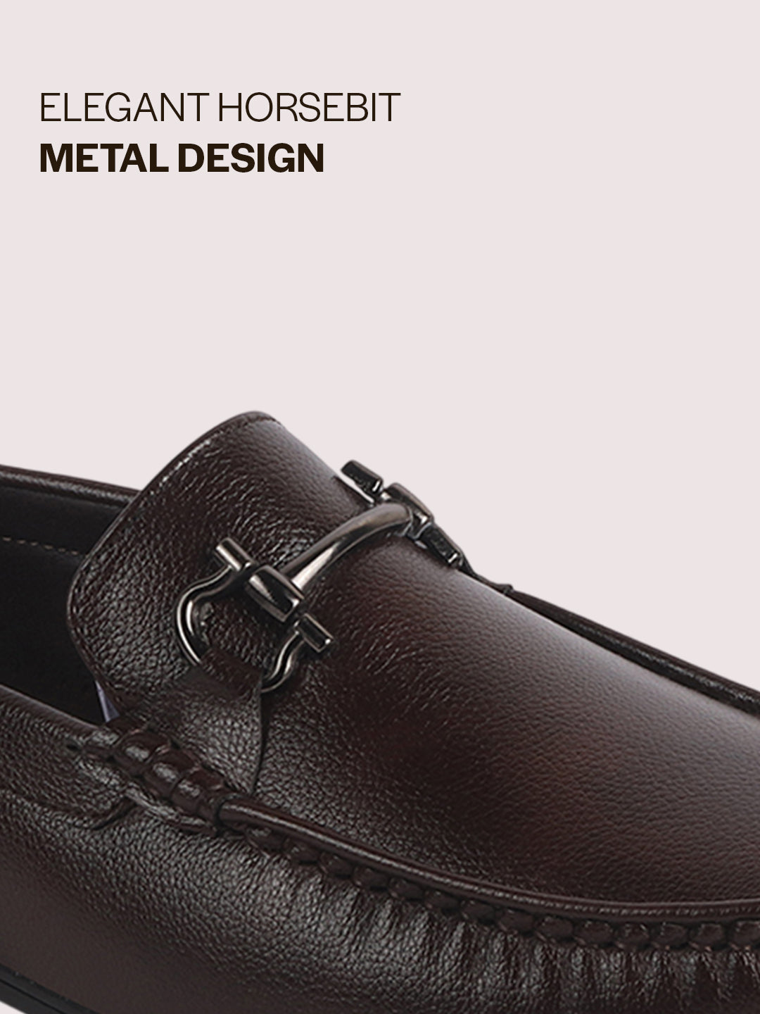 textured leather dark loafers men