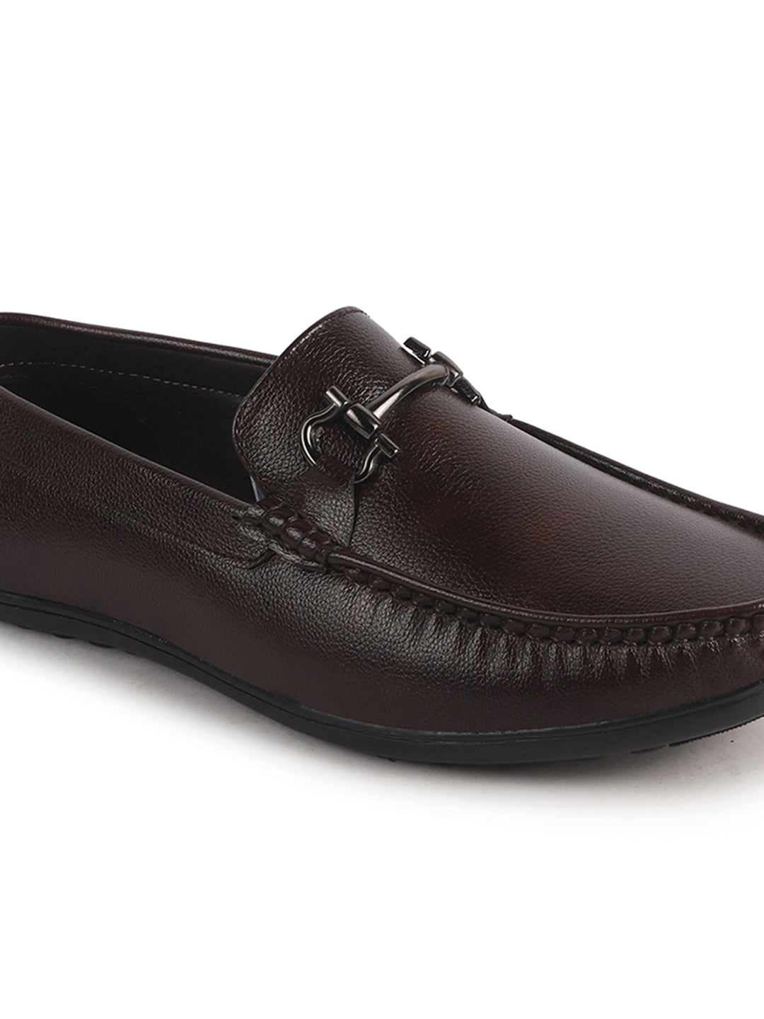 men smart casual textured loafers