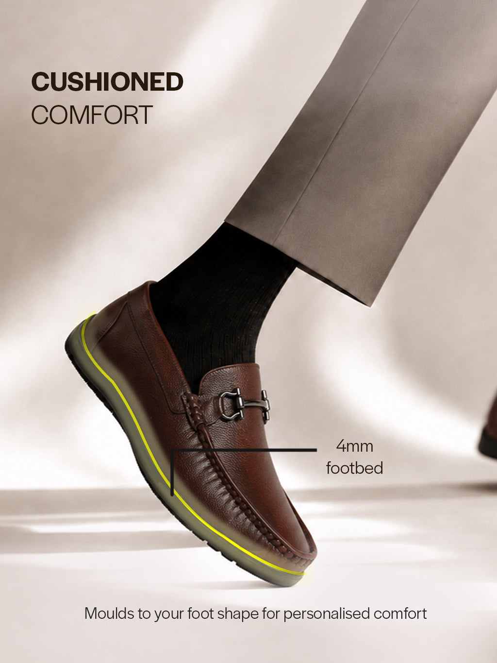 men dark textured bit loafers