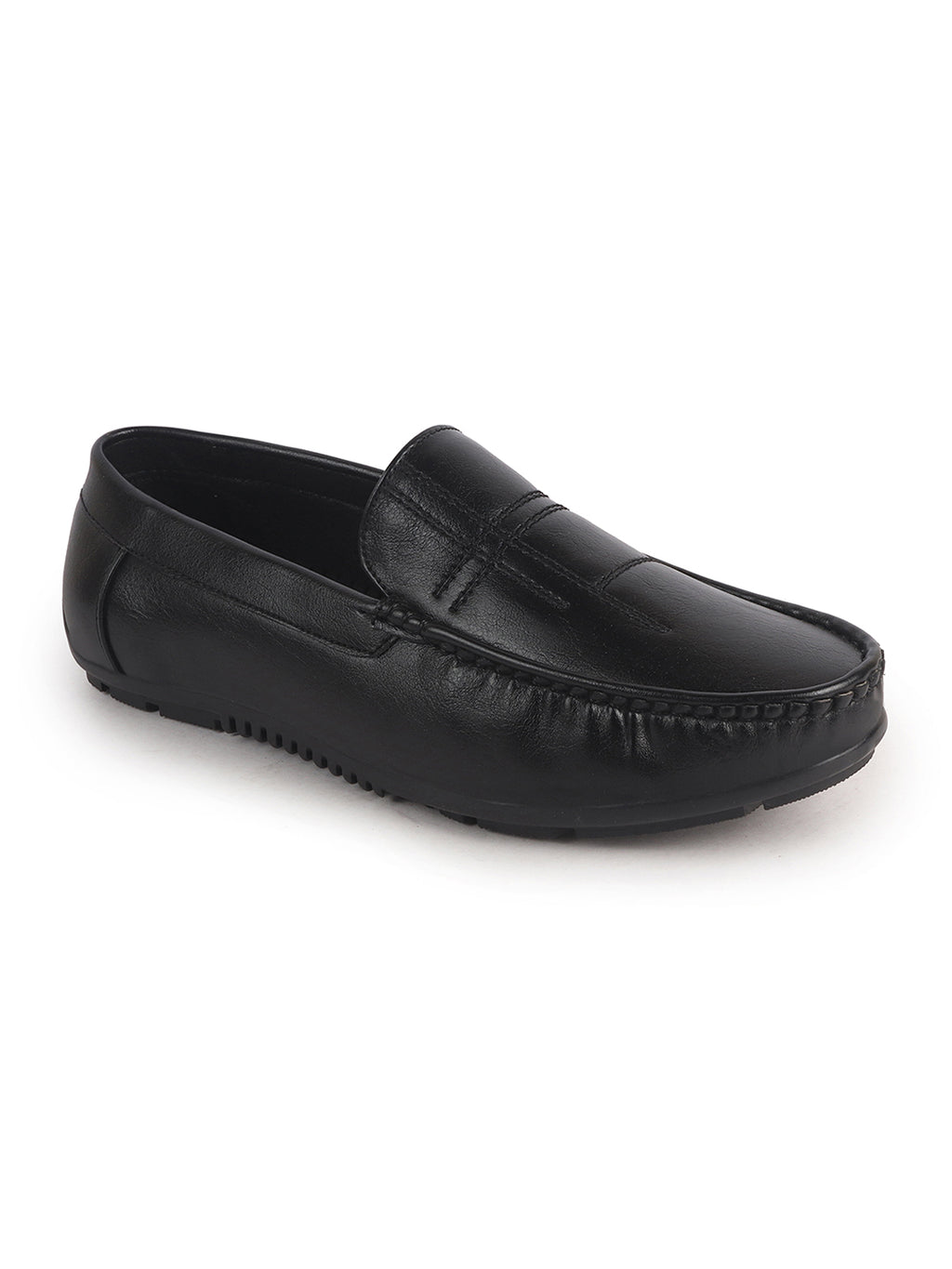 casual cross stitched moccasins men