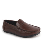 lightweight dark driving loafers