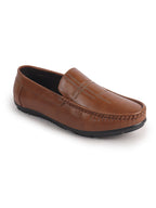casual cross stitched moccasins men