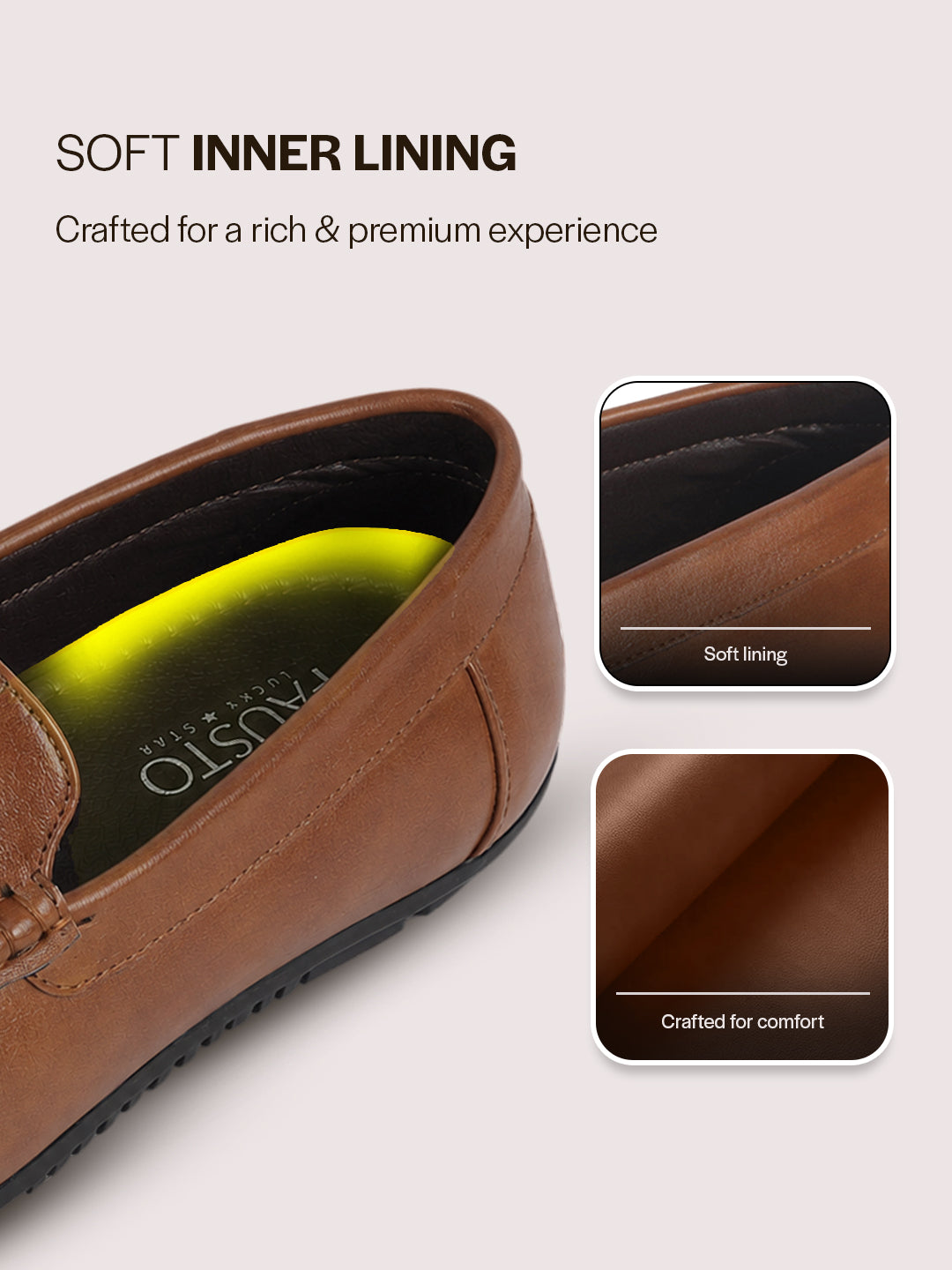 men stitched driving loafers