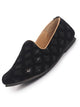 Men Black Embroidery Sequin Ethnic Slip On Juttis and Mojaris for Wedding|Festive Party Slip-On|Traditional Sherwani Shoes
