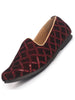 Men Maroon Embroidery Sequin Ethnic Slip On Juttis and Mojaris for Wedding|Traditional Sherwani Shoes|Festive Slip-On For Kurtas