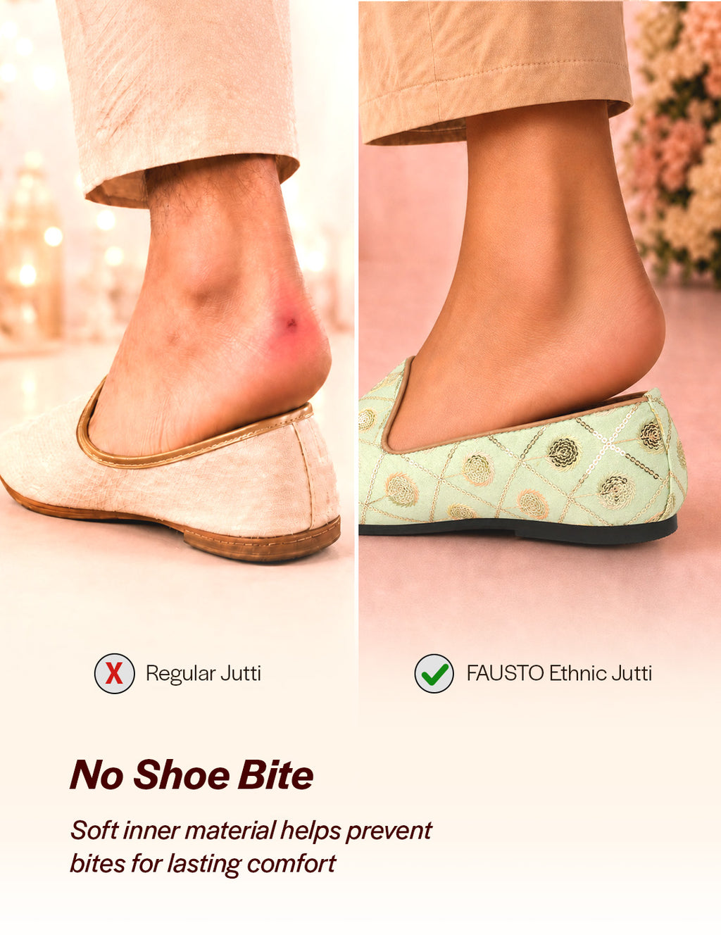 men pista green traditional sequin ethnic slip on juttis and mojaris for wedding