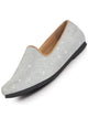 Men Steel Grey Festive Embroidered Ethnic Slip On Juttis and Mojaris for Wedding|9 Colors|1-14UK Small Plus Sizes|Traditional Kurtas & Sherwani Shoe