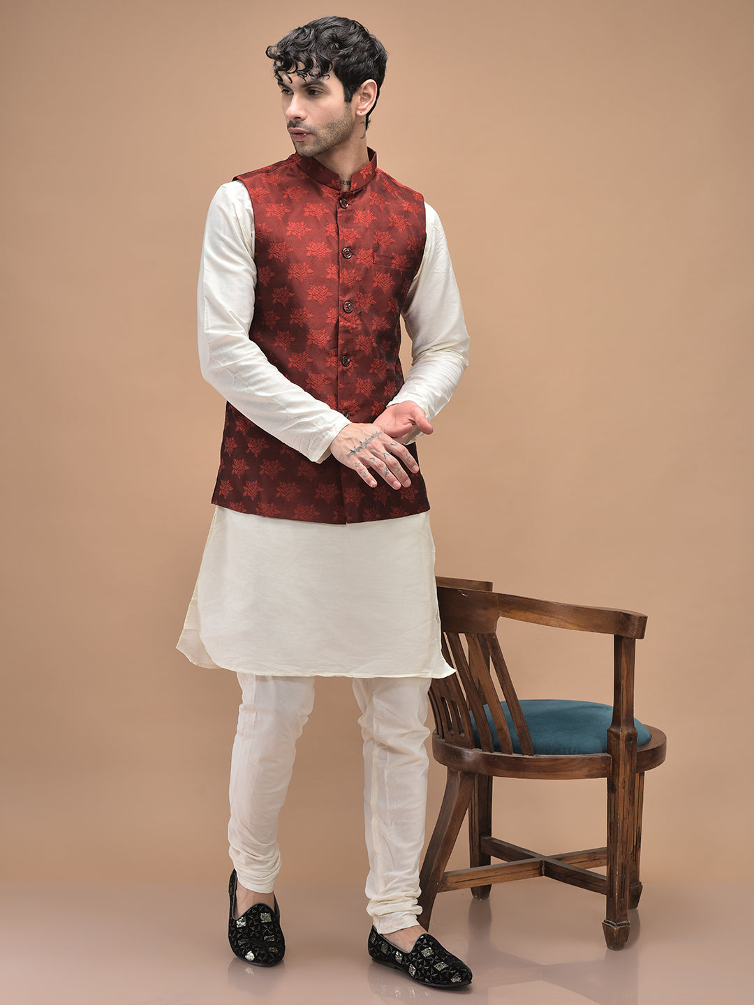 kurta pajama shoes for men