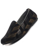 Men Black Silk Zardosi Sequin Velvet Ethnic Slip On Juttis and Mojaris for Wedding|Traditional Sherwani Shoes|Prom Slip-On Tuxedo Shoes