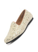Men Cream Traditional Ethnic Juttis and Mojaris for Wedding|Handcrafted Embroidered Velvet Loafers|Glittering Gold Embroidery Slip-On Shoes
