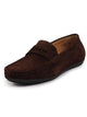 Men Brown Suede Leather Side Stitched Slip On Driving Loafer|Party Loafer|Moccasin For Wedding Party