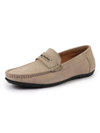 Shop Men Camel Suede Leather Side Stitched Slip On Driving Loafer|Party Loafer|Moccasin For Wedding Party Online.