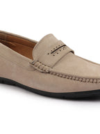Shop Men Camel Suede Leather Side Stitched Slip On Driving Loafer|Party Loafer|Moccasin For Wedding Party Online.