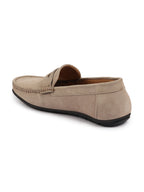 Shop Men Camel Suede Leather Side Stitched Slip On Driving Loafer|Party Loafer|Moccasin For Wedding Party Online.