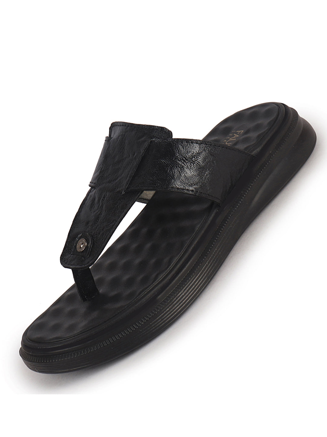 men t-strap slippers