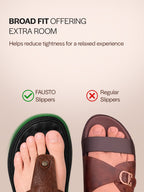 men cushioned slippers