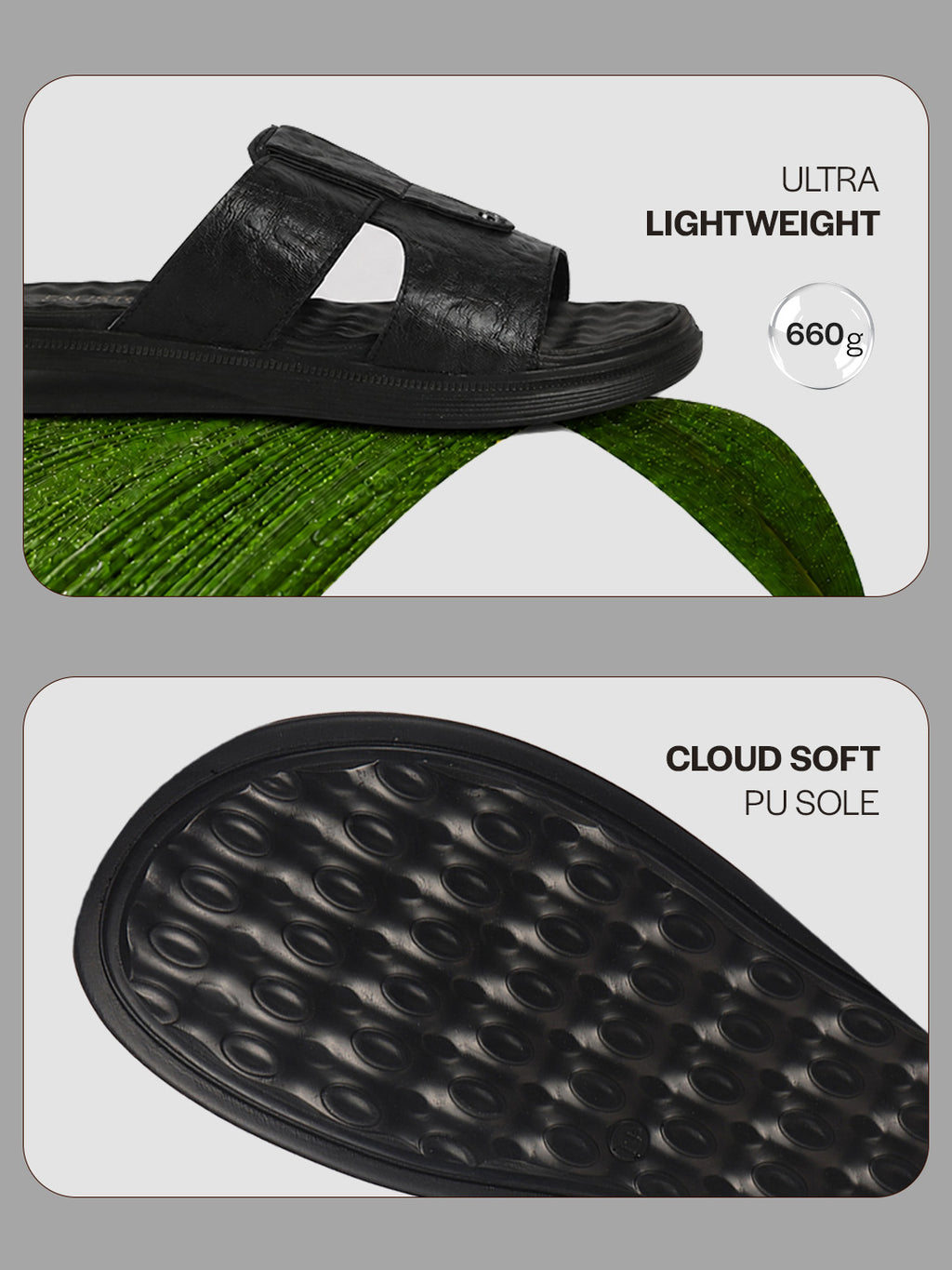 men casual open toe slippers