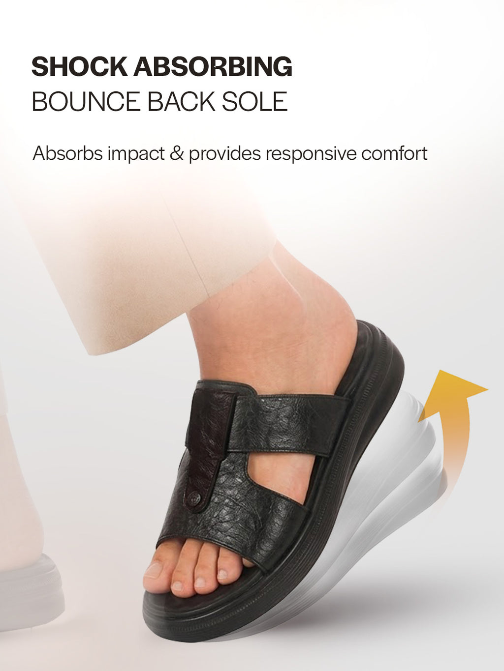 soft cushioned slippers men