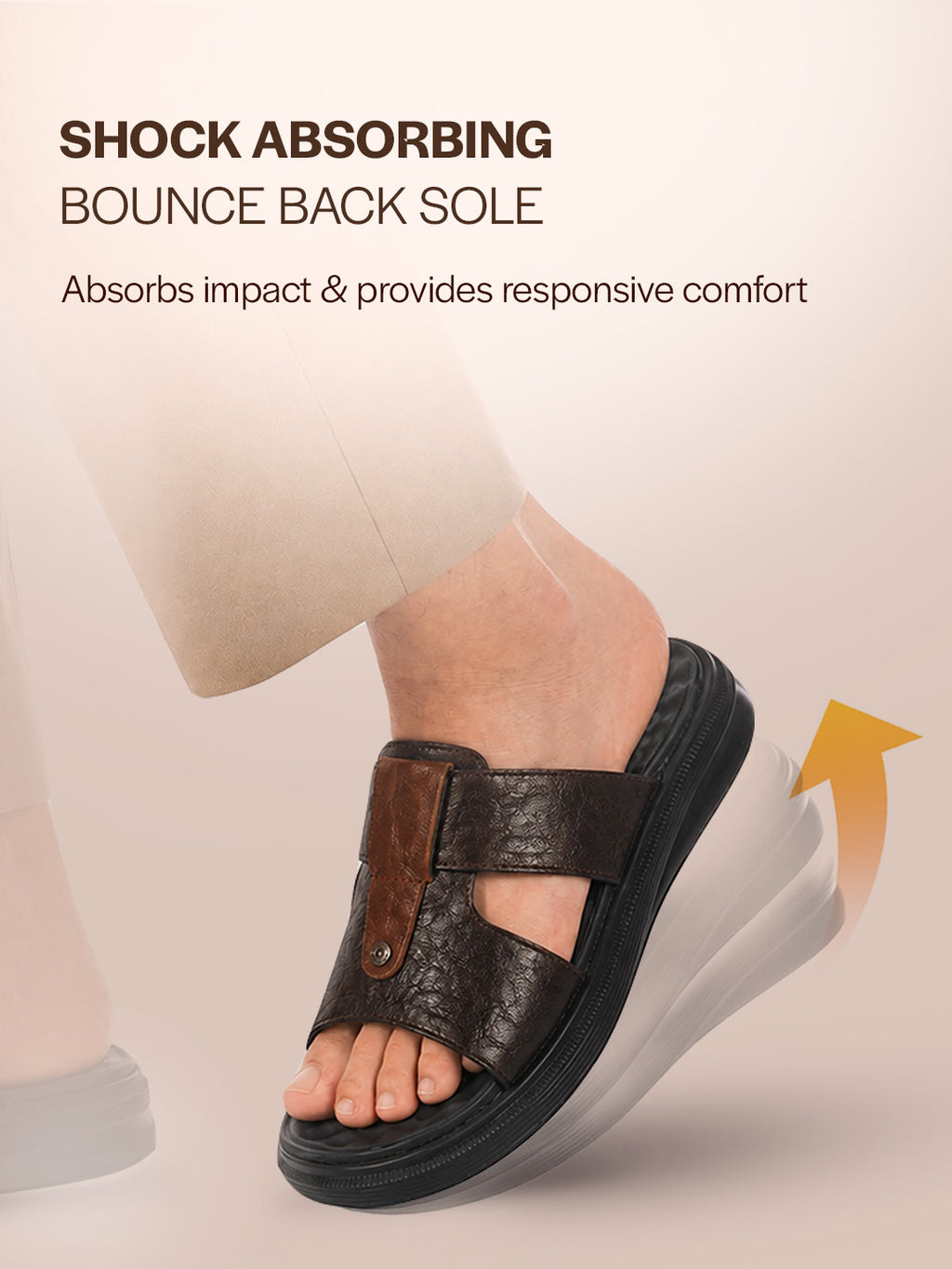 men pu slippers