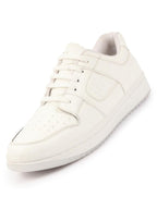 Shop Men White Low Top Classic Lace Up Sneaker Shoe|Breathable Elevated Casual Shoe Sneaker Online.