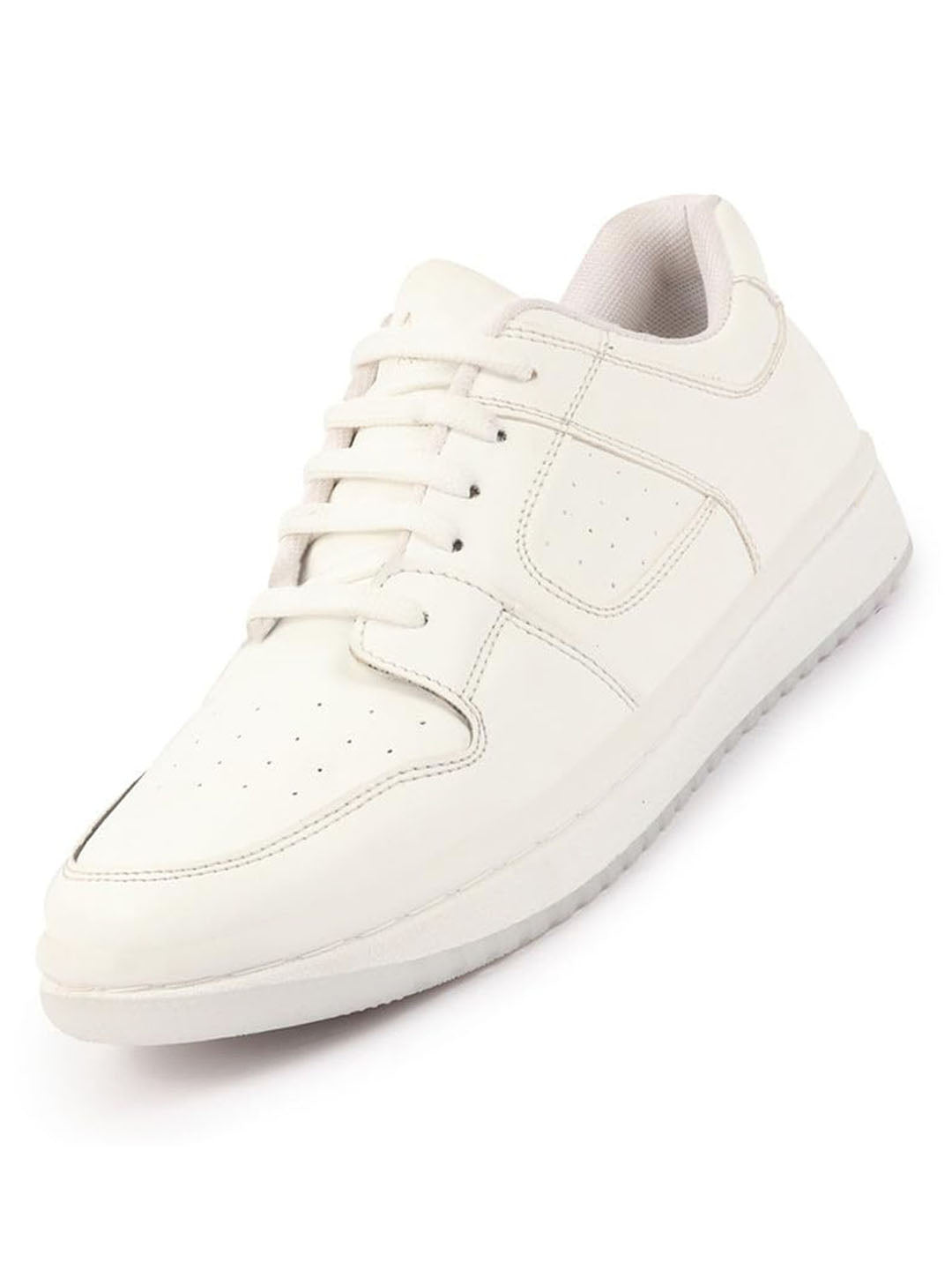 Shop Men White Low Top Classic Lace Up Sneaker Shoe|Breathable Elevated Casual Shoe Sneaker Online.